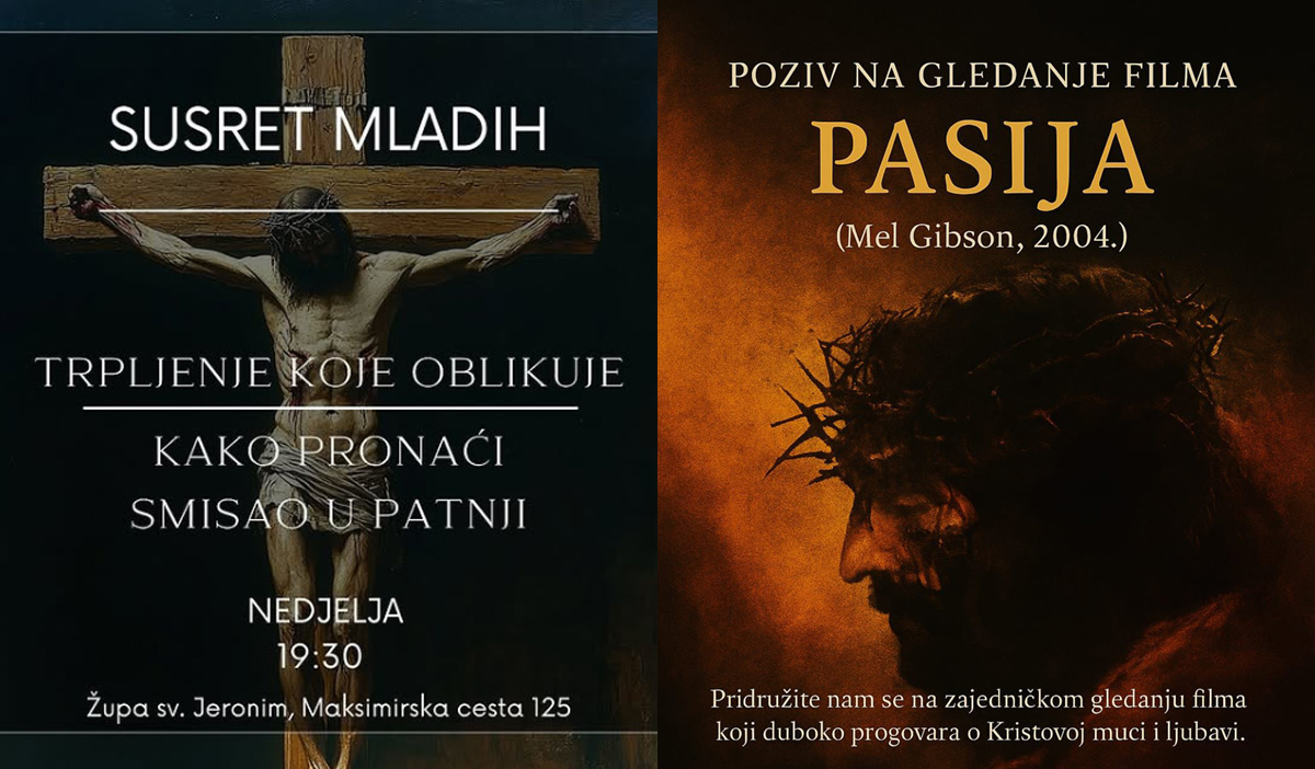 Na Cvjetnicu - kateheze za mlade i film Pasija