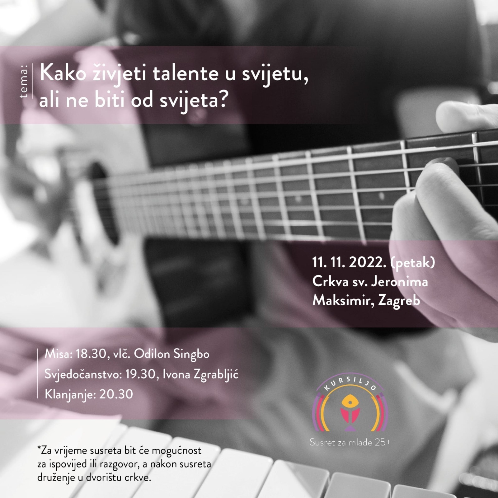 Kako živjeti  talente u svijetu, ali ne biti od svijeta?