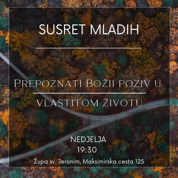 Kateheze za mlade - Prepoznati Božji poziv u vlastitom životu